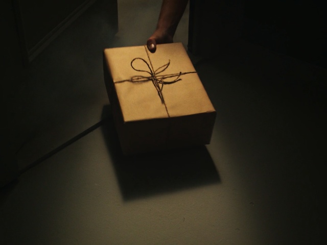 Video Reference: box, wood, Person