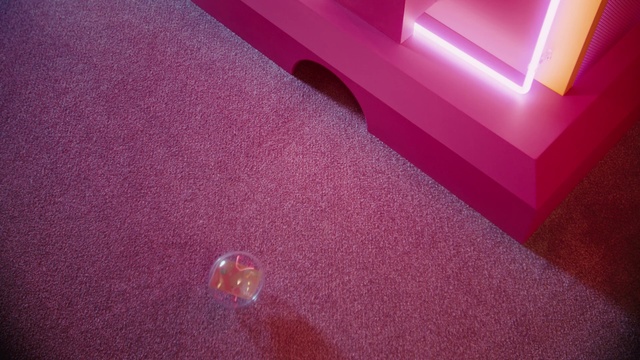 Video Reference: Pink, Red, Violet, Purple, Magenta, Floor, Material property, Flooring