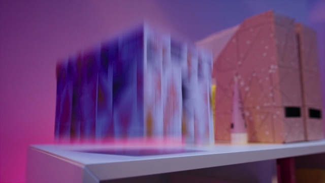 Video Reference: pink, purple, light, architecture, violet, lighting, wall, interior design, design, daylighting