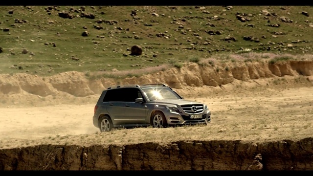 Video Reference: Land vehicle, Vehicle, Car, Luxury vehicle, Regularity rally, Mercedes-benz glk-class, Off-roading, Sport utility vehicle, Mini SUV, Automotive design