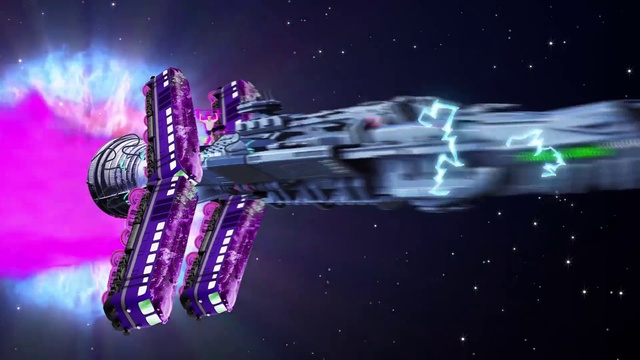 Video Reference: Space, Spacecraft, Space station, Battlecruiser, Vehicle, Graphics