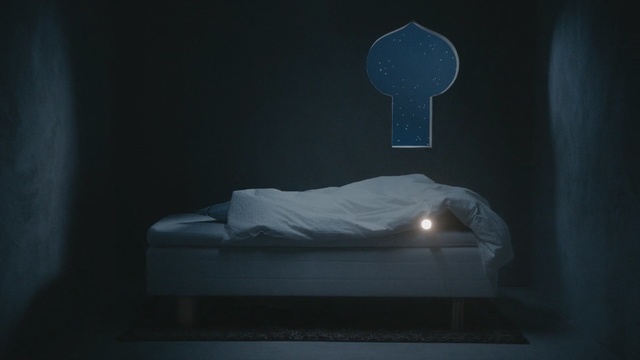 Video Reference: Light, Room, Bed, Sky, Lighting, Furniture, Darkness, Photography, Night, Interior design