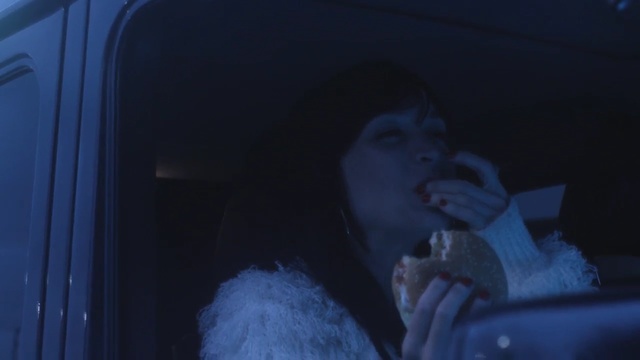 Video Reference: blue, snapshot, darkness, mouth, screenshot, night, ice, girl, sky, midnight