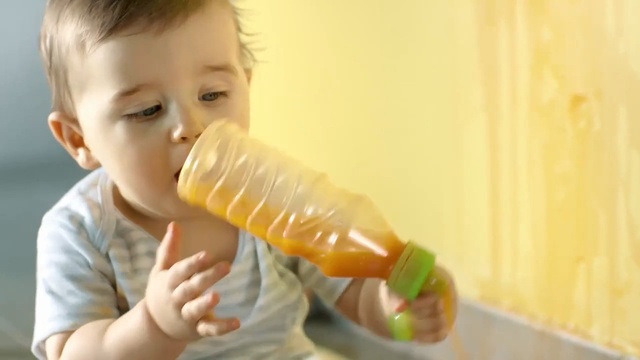 Video Reference: Child, Product, Toddler, Junk food, Baby, Eating, Baby Products, Food, Baby food, Play, Person