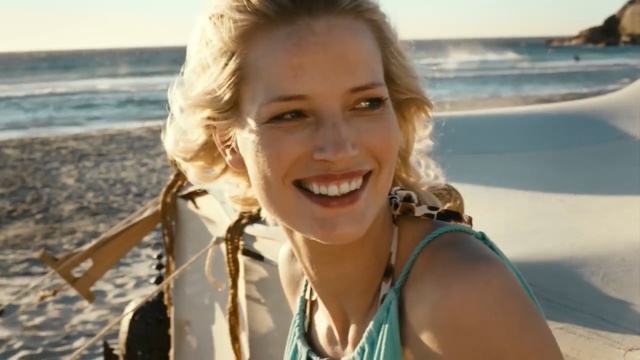 Video Reference: human hair color, blond, vacation, summer, fun, surfer hair, long hair, brown hair, smile, girl, Person