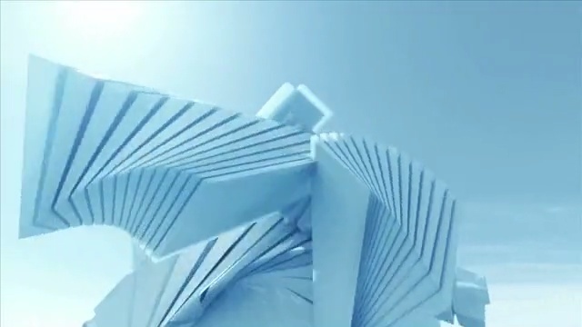 Video Reference: Blue, Architecture, Aqua, Line, Azure, Paper, Real estate, Origami, Illustration, Art