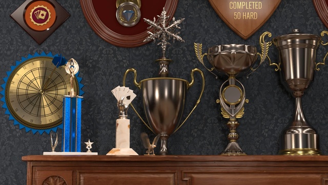 Video Reference: trophy, Person