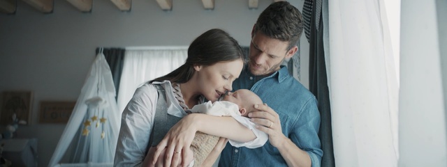 Video Reference: dad, father, parent, child, male, mother, family, son, home, love, man, happy, together, couple, baby, people, adult