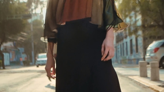 Video Reference: robe, garment, clothing, covering, Person