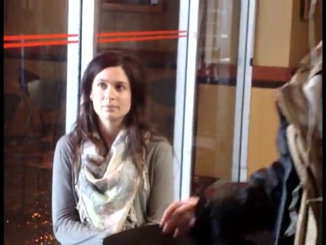 Video Reference: hair, facial expression, human hair color, fur, girl, lady, textile, fur clothing, blond, organ, Person