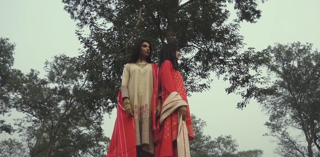 Video Reference: clothing, outerwear, tree, dress, temple, girl, costume