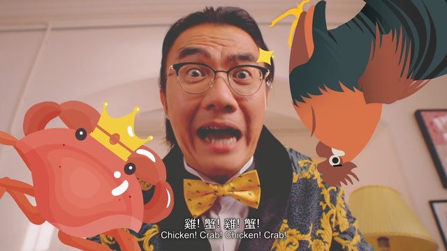 Video Reference: Animated cartoon, Cartoon, Animation, Nose, Illustration, Glasses, Fun, Bow tie, Media, Tie, Person