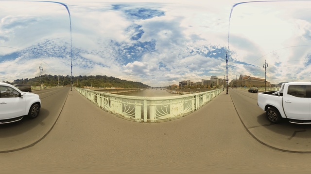 Video Reference: Vehicle, Car, Road, Automotive exterior, Photography, Infrastructure, Asphalt, Panorama, Crossover suv, Nonbuilding structure