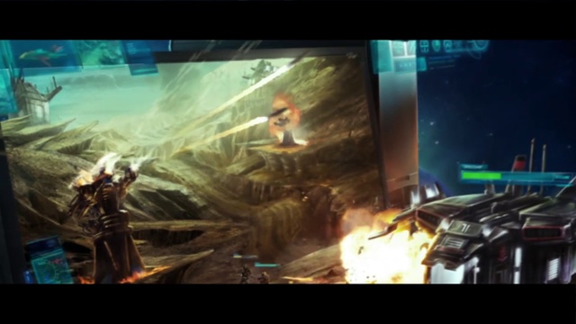 Video Reference: Action-adventure game, Pc game, Screenshot, Cg artwork, Digital compositing, Adventure game, Games, Fictional character, Video game software, Strategy video game, Indoor, Monitor, Television, Man, Sitting, Screen, Playing, Video, Flat, Display, Table, Woman, Large, Computer, Glass, Room, Dog, Standing, Living, Game, People, Holding, Cat, Fire, Laying, Oven, Group, Bus, Aquarium, Text, Reef