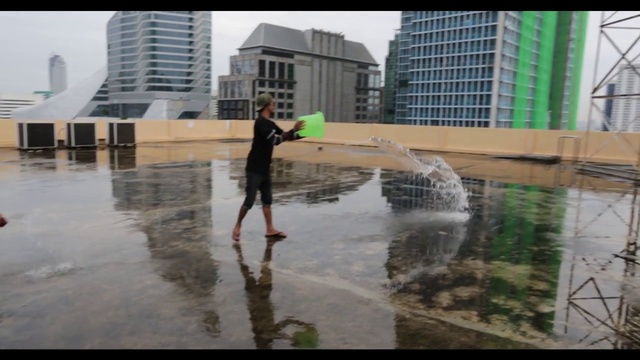 Video Reference: Water, Reflection, Water feature, Fun, Architecture, Fountain, Recreation, Leisure, Vacation, City, Person