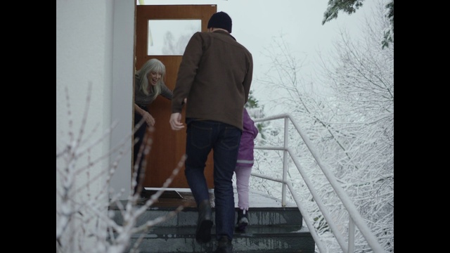 Video Reference: Photograph, Standing, Snow, Snapshot, Winter, Fun, Photography, Tree, Human, Outerwear