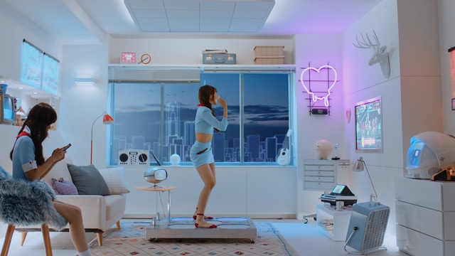 Video Reference: Room, Interior design, Ceiling, Furniture, Building, House, Window, Person