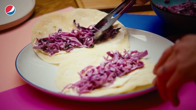 Video Reference: Food, Tableware, Dishware, Kitchen utensil, Ingredient, Recipe, Purple, Plate, Leaf vegetable, Staple food