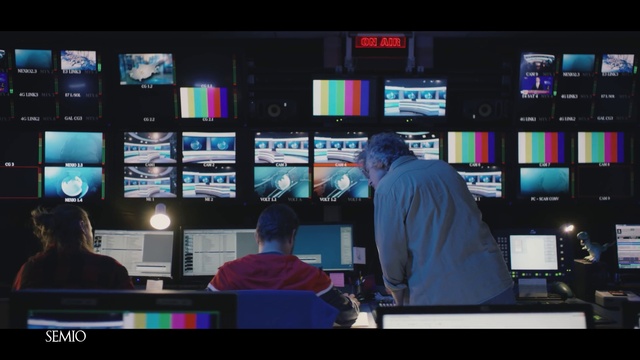 Video Reference: Broadcasting, Display device, Media, Multimedia, Television studio, Technology, Screen, Electronic device, Electronics, Television