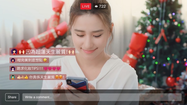 Video Reference: red, beauty, girl, product, christmas, event, smile, holiday, lip, fun, Person