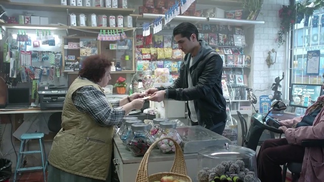 Video Reference: shopkeeper, service, retail, street, convenience store, Person