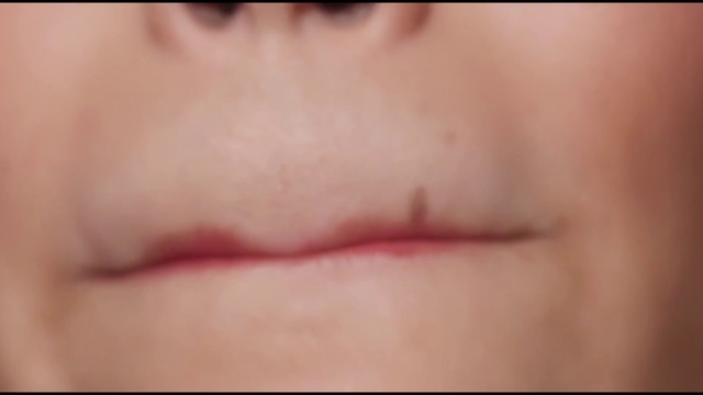 Video Reference: Lip, Face, Cheek, Skin, Nose, Eyebrow, Close-up, Chin, Forehead, Eyelash