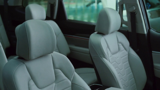 Video Reference: Land vehicle, Vehicle, Car, Head restraint, Car seat cover, Minivan, Car seat, Family car