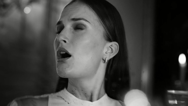 Video Reference: Face, Photograph, Ear, Facial expression, Nose, Monochrome, Beauty, Head, Eyebrow, Cheek, Person