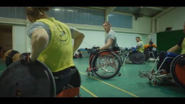Video Reference: Sports, Disabled sports, Wheelchair basketball, Wheelchair sports, Wheelchair, Ball game, Team sport, Basketball, Wheelchair rugby