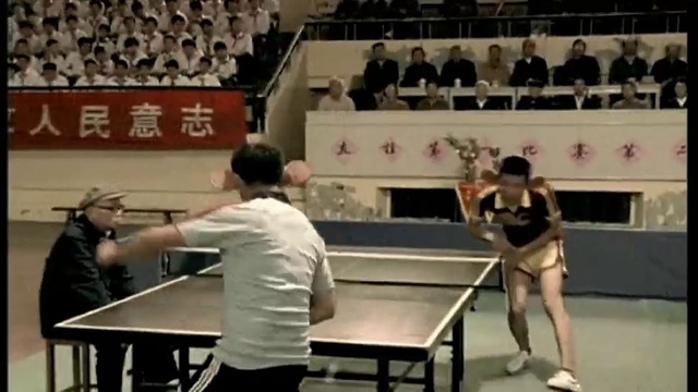 Video Reference: Ping pong, Racquet sport, Individual sports, Table, Room, Indoor games and sports, Games, Ball game
