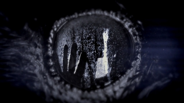 Video Reference: Black, Darkness, Water, Black-and-white, Eye, Font, Photography, Close-up, Monochrome, Still life photography