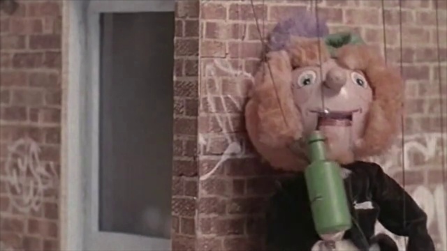 Video Reference: Wall, Brick, Toy, Snout, Art, Room, Stuffed toy, Window, House, Teddy bear