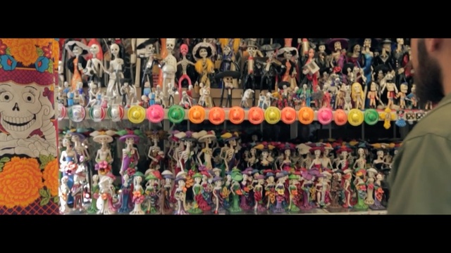 Video Reference: art, festival, fun, crowd, collage, religion, modern art, Person