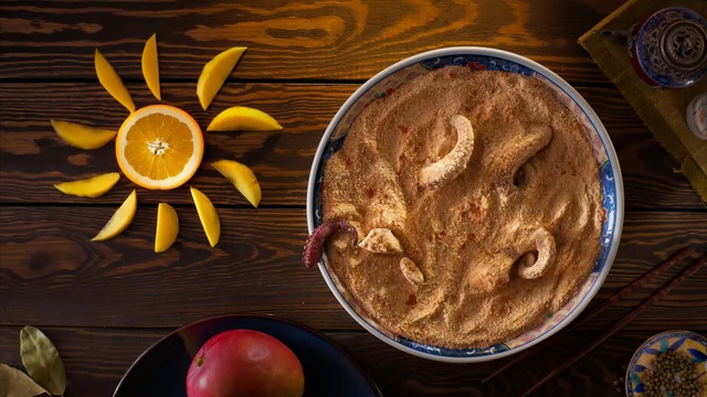 Video Reference: Dish, Food, Cuisine, Ingredient, Side dish, Dip, Hummus, Nut butter, Produce, appetizer