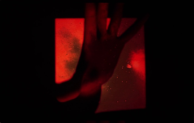 Video Reference: Red, Black, Light, Darkness, Room, Lighting, Photography, Automotive lighting, Heat, Carmine