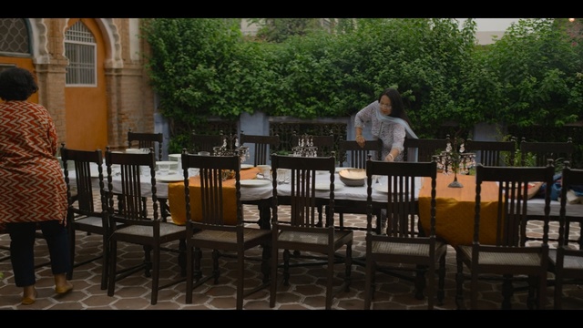 Video Reference: Furniture, Table, Chair, Outdoor table, Tree, Patio, Backyard
