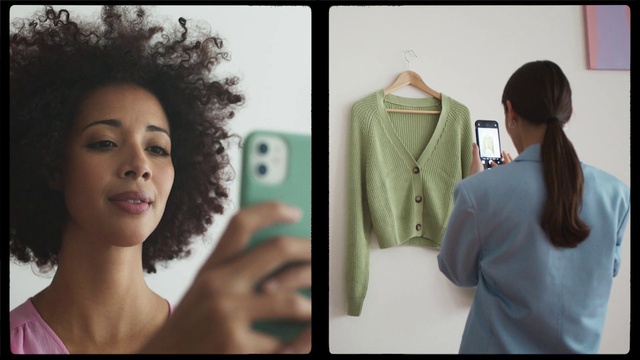 Video Reference: Shoulder, Neck, Eyelash, Jaw, Flash photography, Sleeve, Lipstick, Street fashion, Makeover, Happy