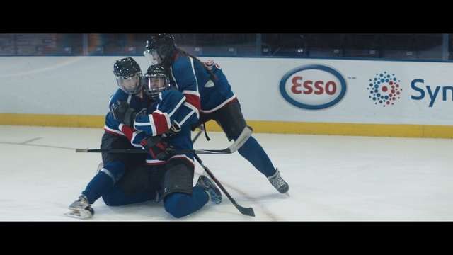 Video Reference: Player, College ice hockey, Ice hockey, Ice hockey position, Sports, Sports gear, Hockey protective equipment, Hockey pants, Ice hockey equipment, Team sport