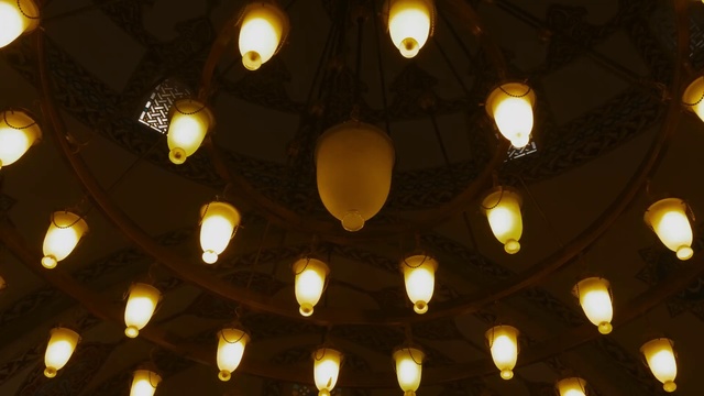 Video Reference: Lighting, Light, Ceiling, Light fixture, Lantern, Lighting accessory, Night, Ceiling fixture, Pattern, Lamp