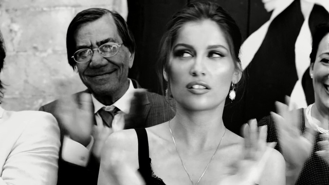 Video Reference: photograph, facial expression, black and white, beauty, monochrome photography, photography, smile, gentleman, fashion, formal wear, Person