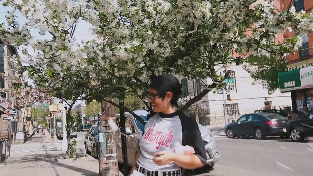 Video Reference: Photograph, Snapshot, Tree, Spring, Street, Plant, Blossom, Pedestrian, Travel, Photography, Person