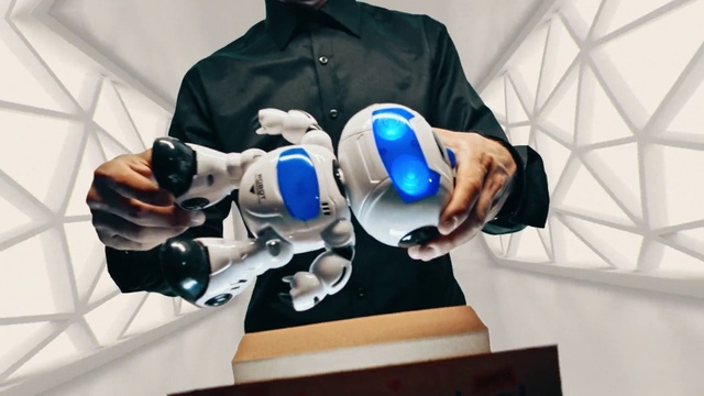 Video Reference: Arm, Footwear, Hand, Technology, Personal protective equipment, Machine, Shoe, Robot, Ear