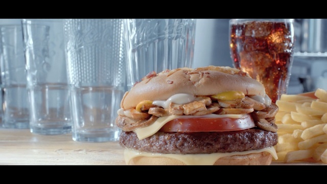 Video Reference: Dish, Food, Junk food, Cuisine, Hamburger, Ingredient, Fast food, Breakfast sandwich, Cheeseburger, Bacon sandwich