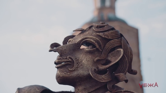 Video Reference: Sculpture, Statue, Carving, Stone carving, Head, Forehead, Art, Nose, Chin, Monument