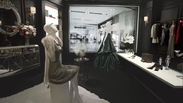 Video Reference: boutique, display window, interior design, exhibition, retail, Person