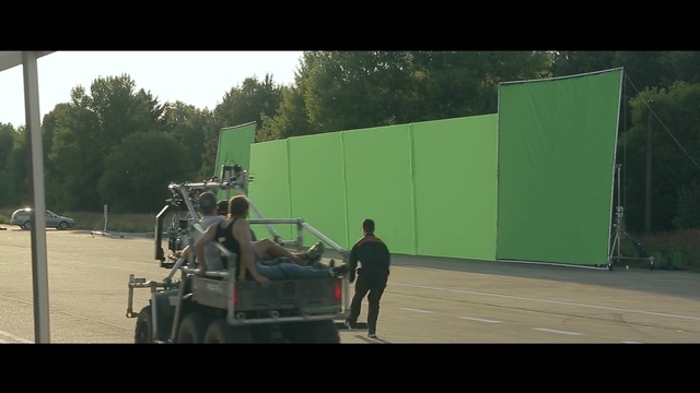 Video Reference: Asphalt, Mode of transport, Machine, Grass, Vehicle, Screenshot, Person