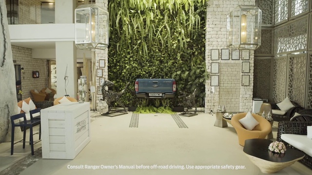 Video Reference: Property, Room, Interior design, Wall, Furniture, Building, Living room, Tree, Design, Tile