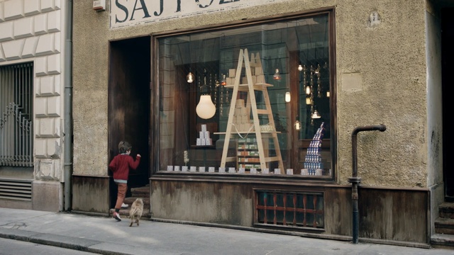 Video Reference: Building, Display window, Facade, Window, Street, Pedestrian, Person