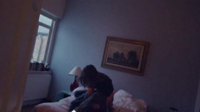 Video Reference: Photograph, Room, Snapshot, Wall, Human, Sitting, House, Leg, Photography, Window