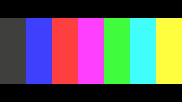 Video Reference: green, red, blue, text, pink, yellow, black, purple, violet, magenta
